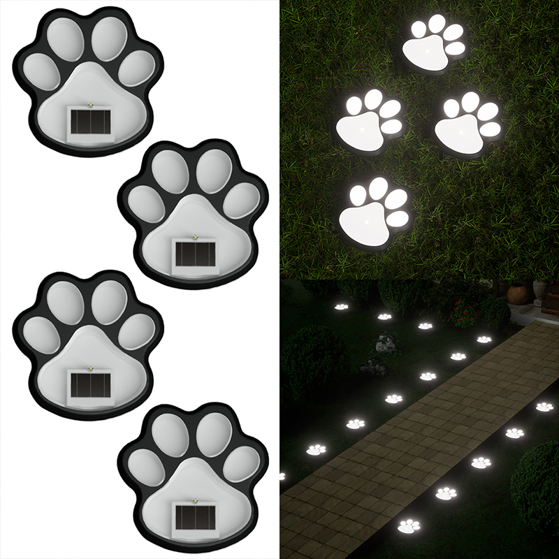 LED Energy Saving Lawn Lamp, Dog Claw Solar Outdoor Light for Garden, Patio, and Stairway Decor
