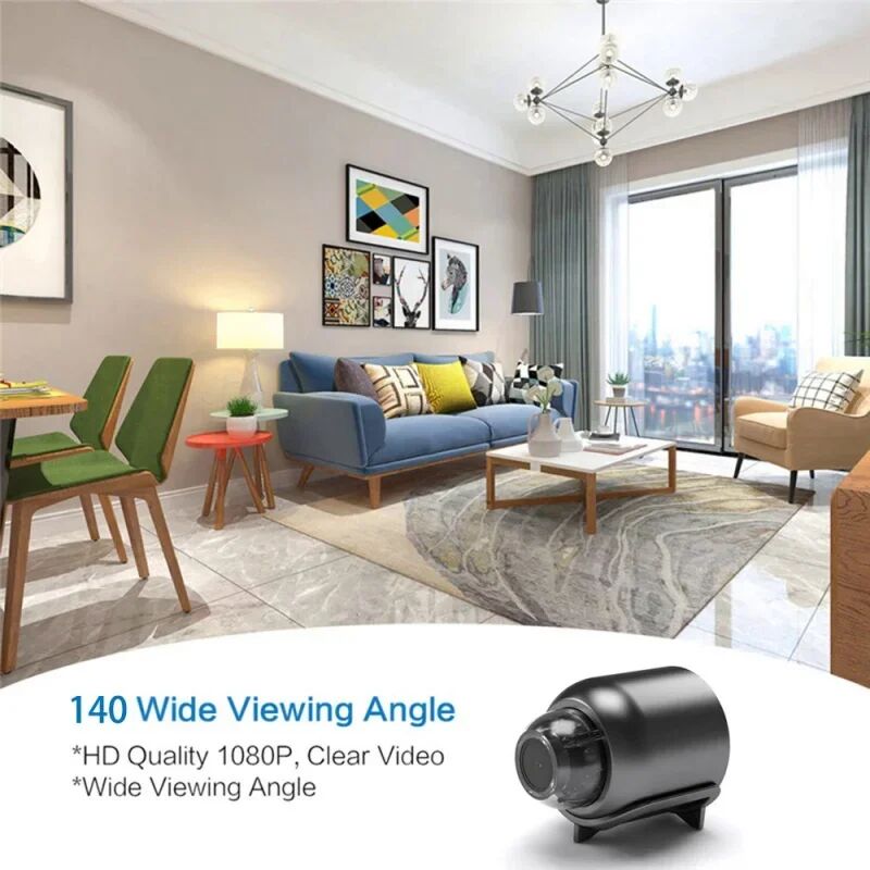 WiFi Baby Monitor, Wireless Security Camera Recorder, Night Vision for Indoor Safety, Home Surveillance System