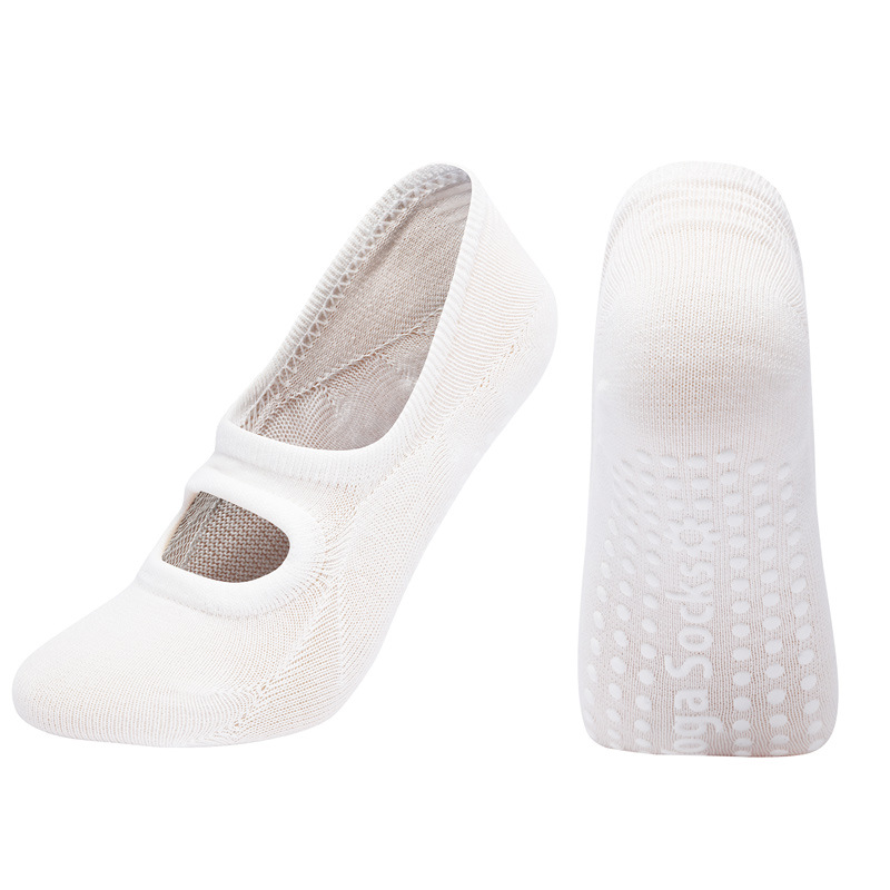 Silicone Anti-Slip Backless Yoga Socks Women Pilate Socks Indoor Dance Ballet Fitness Sports Socks for Fitness Gym