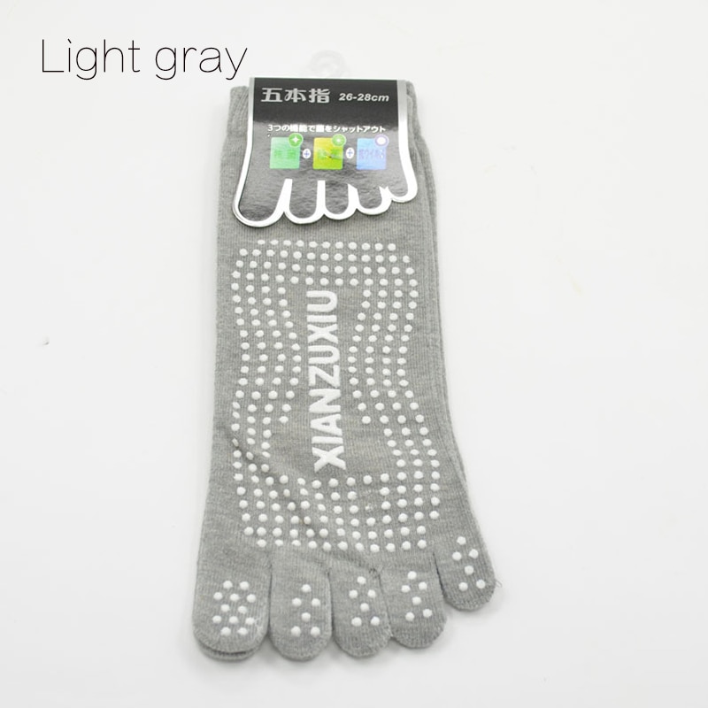 Men Pilates Socks Wholesale, Cotton Breathable Non-Slip Toe Socks, Yoga Socks Cotton Massage Sports Five-finger Socks