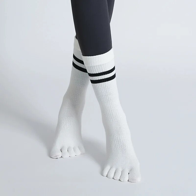Non-Slip Yoga Socks for Women, Breathable Pilates Cotton Socks, Fitness Dance Ballet Socks, Floor Socks for Gym