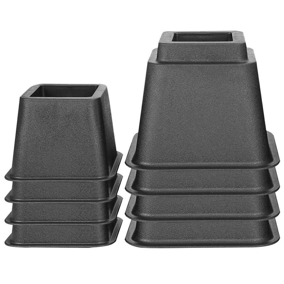 Stackable Lifter Set, Adjustable Furniture Risers, Bed, Sofa, Chair Height Boosters, Durable & Stable