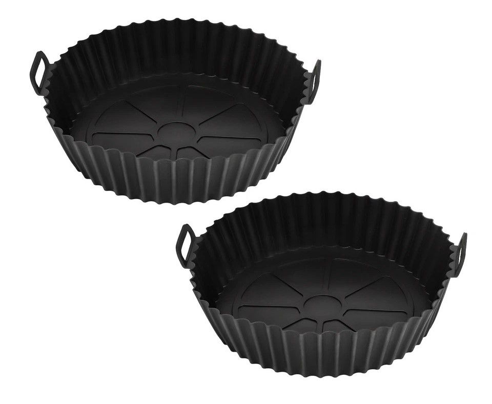 Air Fryer Silicone Liners, Reusable Non-Stick Mats for Oven Baking, Heat Resistant & Food-Safe