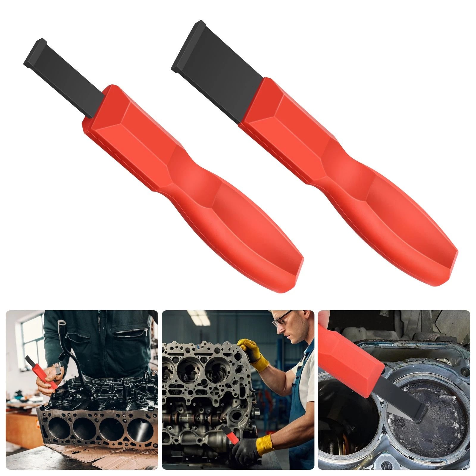 Tungsten Carbide Scraper Set, Blade Tool for Engine Maintenance, Gasket and Rust Removal
