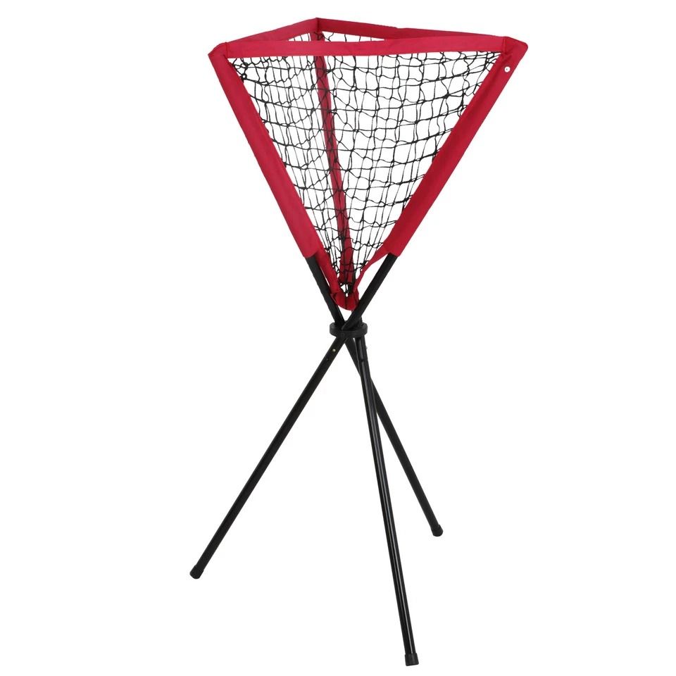 Softball & Baseball Tripod Stand, Portable Ball Caddy with Bag, Perfect for Training, Durable Steel Frame & Easy Setup