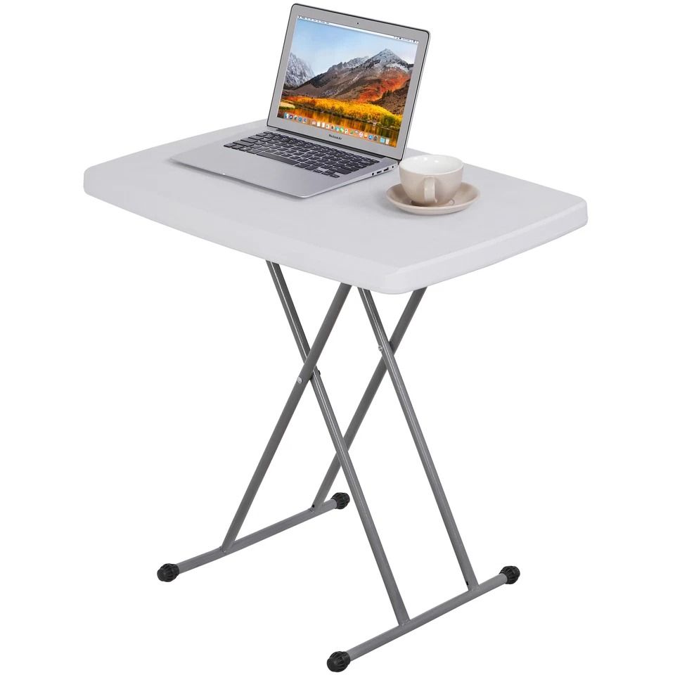 Height Adjustable Folding Table, Compact, for Camping, Picnics, Barbecues, and Indoor Use