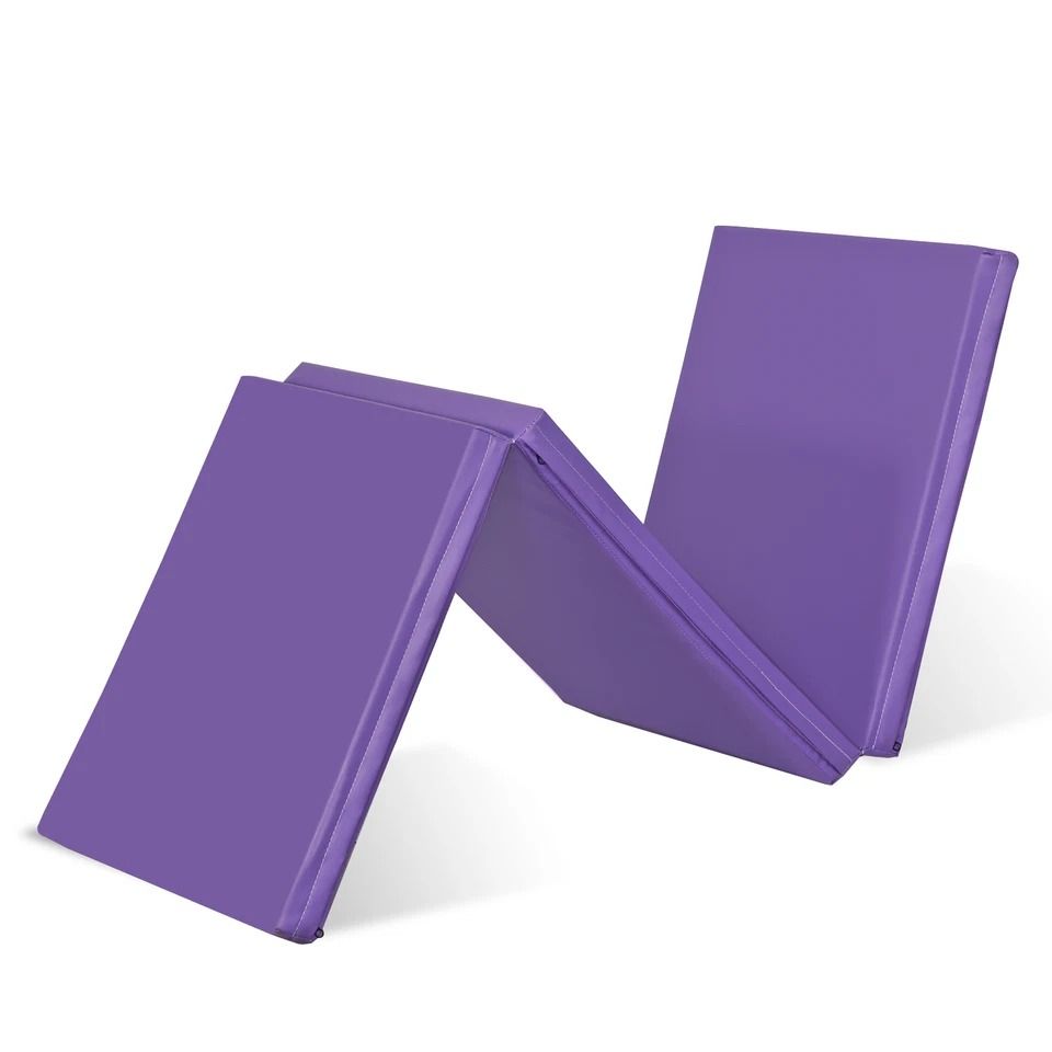 Thick Foam Fitness Exercise Gymnastics Panel, Heavy Duty Folding Mat, Perfect for Yoga, Pilates, and Gymnastics Workouts