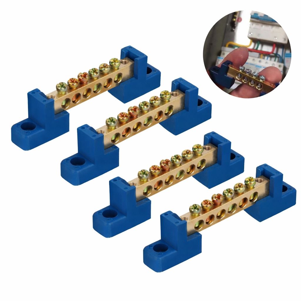 Terminal Block Power Distribution, Bus Bar Screw for Marine, Boat, Car Battery Wiring