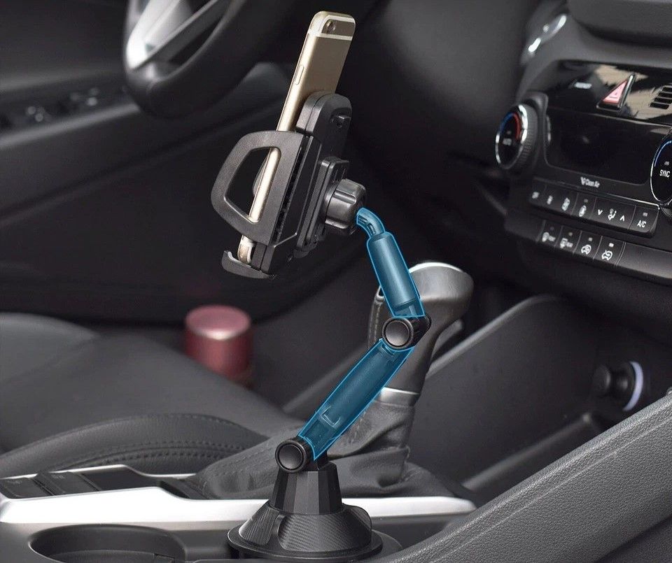 Adjustable Car Cup Stand, Universal Phone Holder Cradle, Upgraded Version for Cell Phones