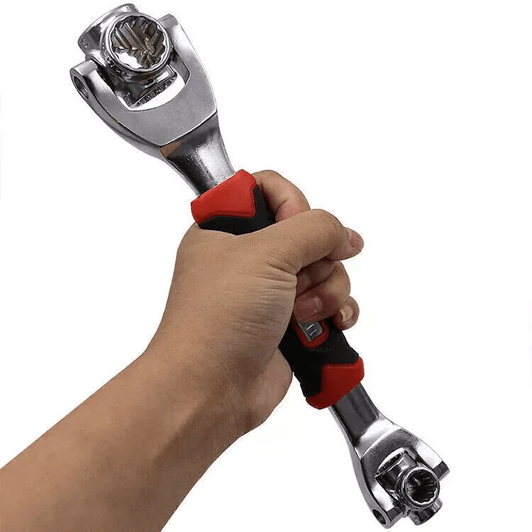 Multi-Function Universal Wrench, Adjustable Tiger Spanners, Chrome Vanadium, Rotation Tool for Nuts