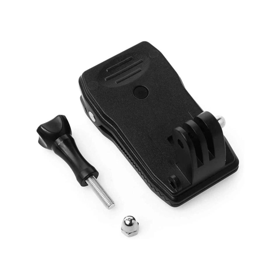 GoPro Hero Rotary Clip, Backpack Mount Fast Clamp, Adjustable Camera Holder for Outdoor Adventures