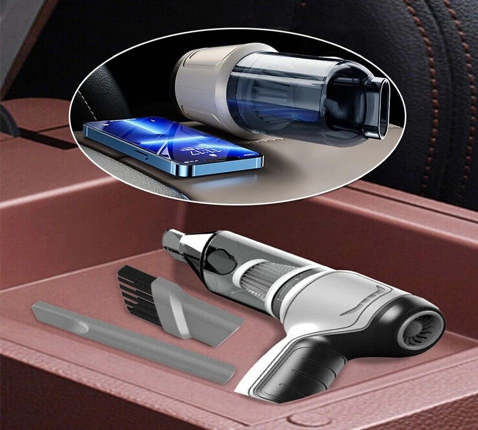 Strong Suction Powerful Wireless Portable Handheld Vacuum Cleaner, Auto Car Home Cleaner, Cordless Rechargeable