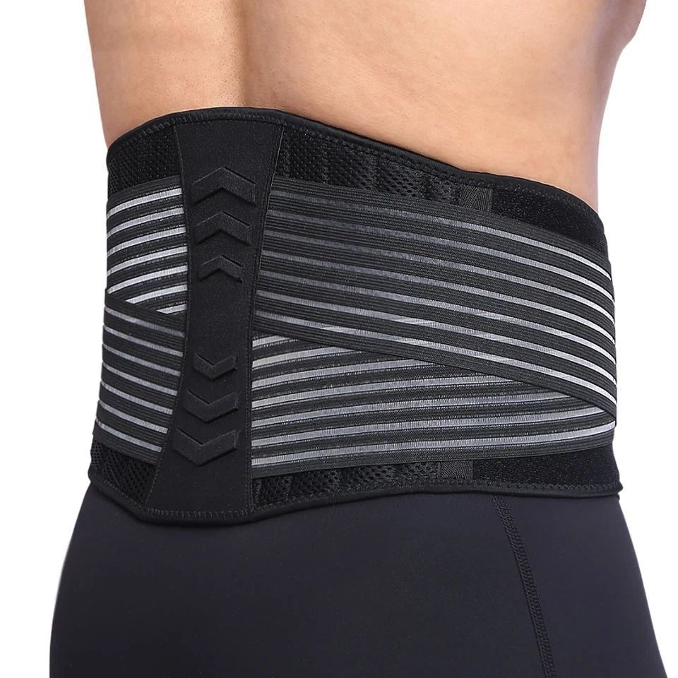 Premium Lower Back Support Brace for Lumbar Pain Relief Adjustable Waist Belt