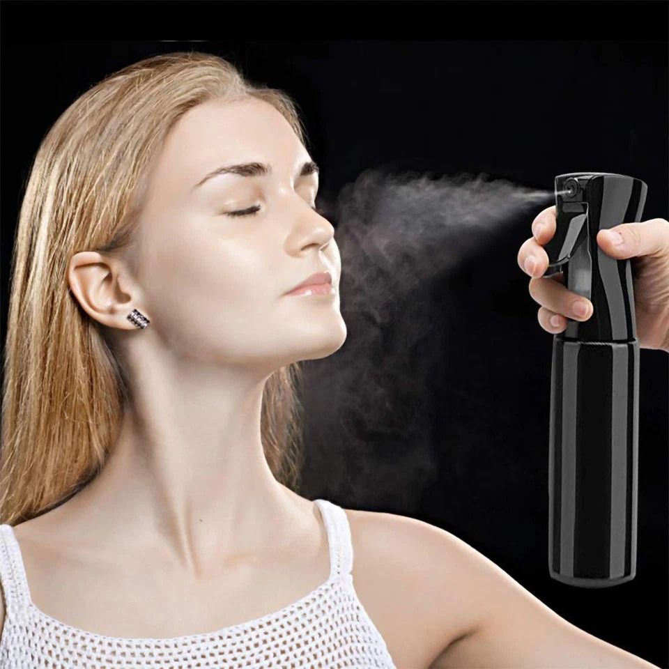 Continuous Mist Hair Spray Bottle Salon Water Sprayer for Hairdressing & Plant Care