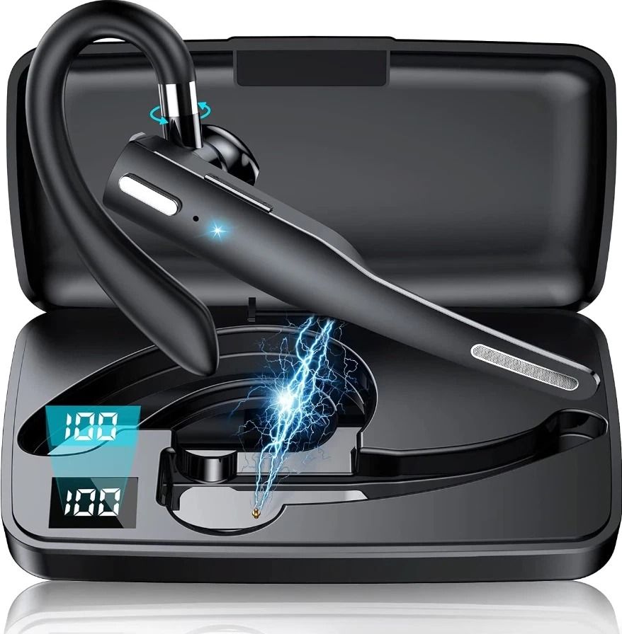 Trucker Bluetooth Headset with Noise Cancelling Dual Mic