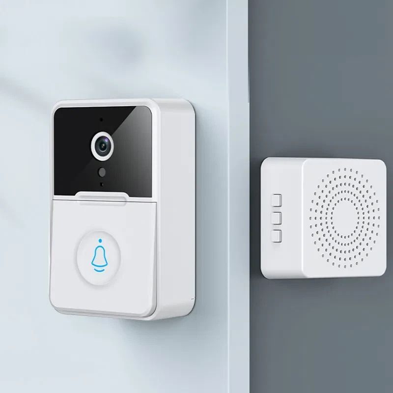 Smart WiFi Doorbell Camera with Night Vision and Two Way Audio Wireless Security Doorbell