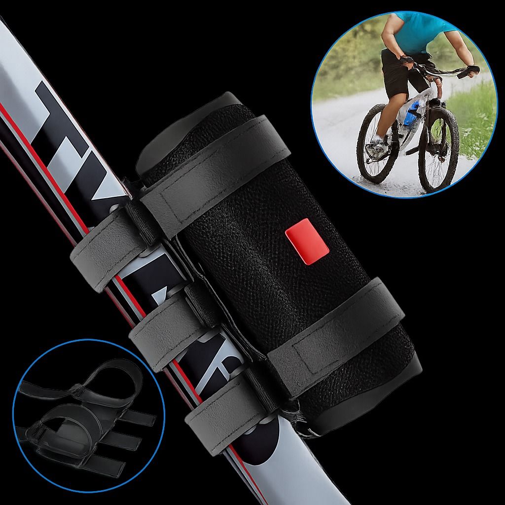 Portable Bluetooth Bike Speaker Mount with Adjustable Straps Handlebar Sound Bar Holder for Wireless Speakers