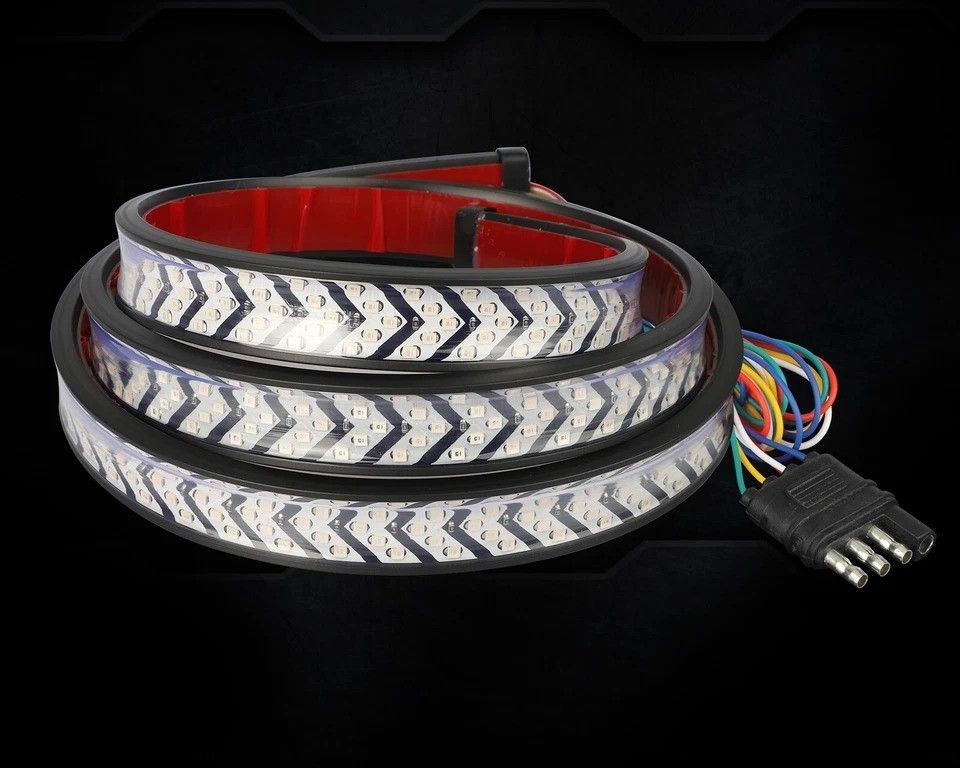 Truck Tailgate LED Light Bar Brake, Reverse, Turn Signal, Stop Tail Strip for Trucks & SUVs