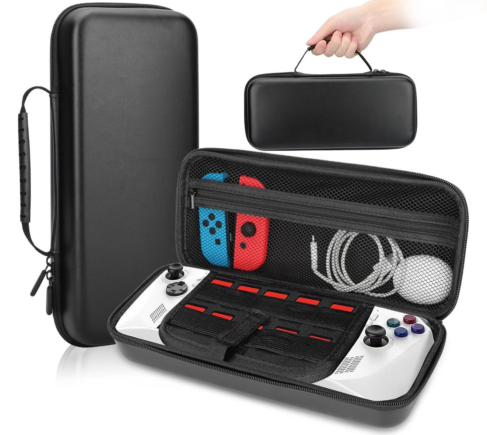 Portable Carrying Case for ASUS ROG Ally Shockproof Travel Bag with Large Capacity & Waterproof Protection