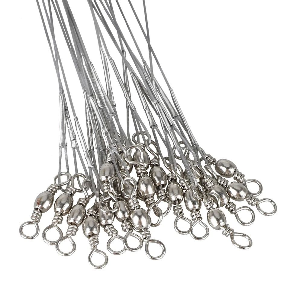 Stainless Steel Fishing Leader Wire for Lures Durable, Abrasion-Resistant, Ideal for Saltwater & Freshwater