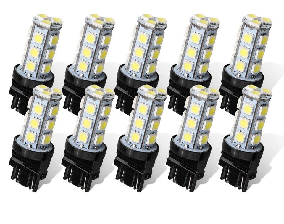 Super White LED Bulbs for Brake, Tail, Reverse Lights