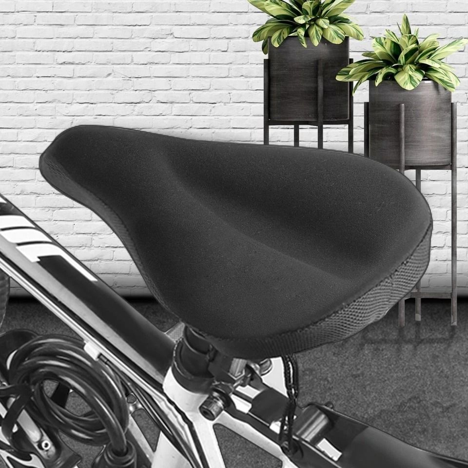 Soft Saddle Pad Cushion Gel Silicone Seat Cover for Mountain Bike Ultimate Comfort