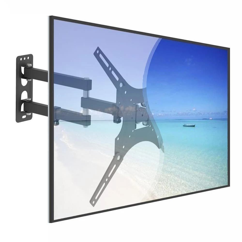 Full Motion Tilt TV Wall Mount Bracket for LCD/LED Space-Saving