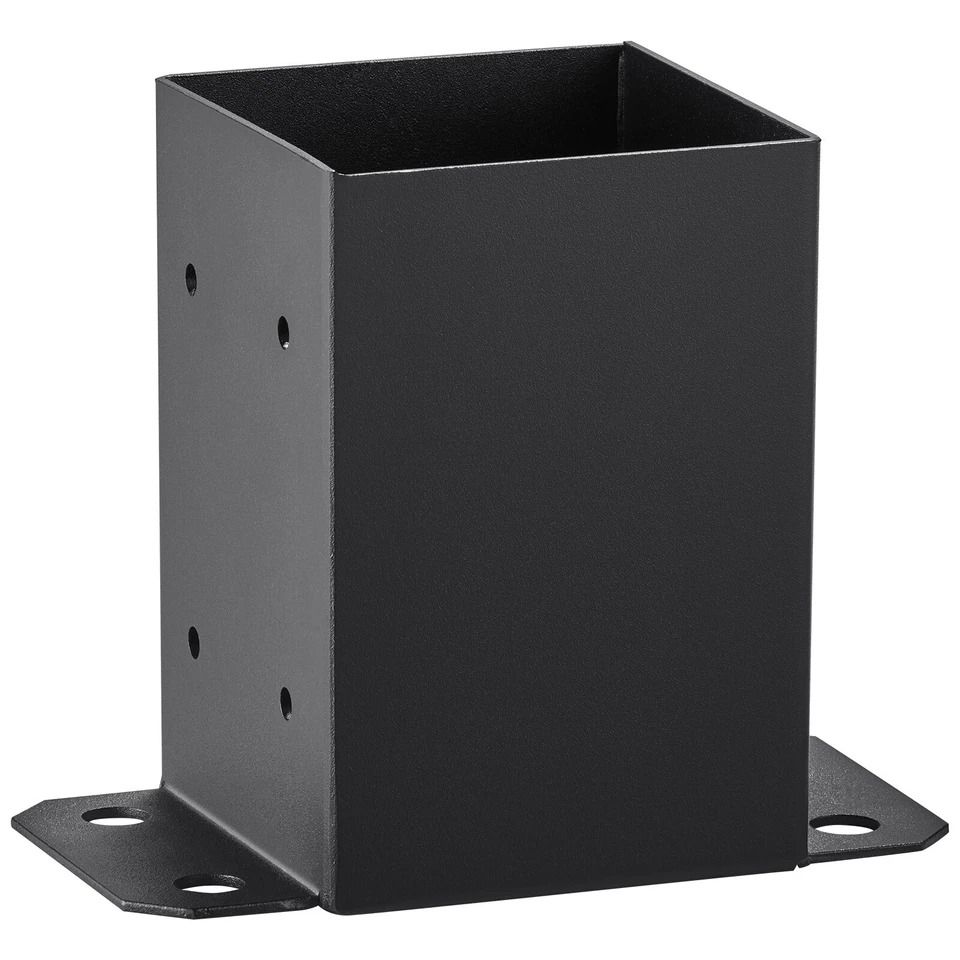 Heavy Duty Post Base Brackets Durable Wood Post Fence Anchors for Strong Support