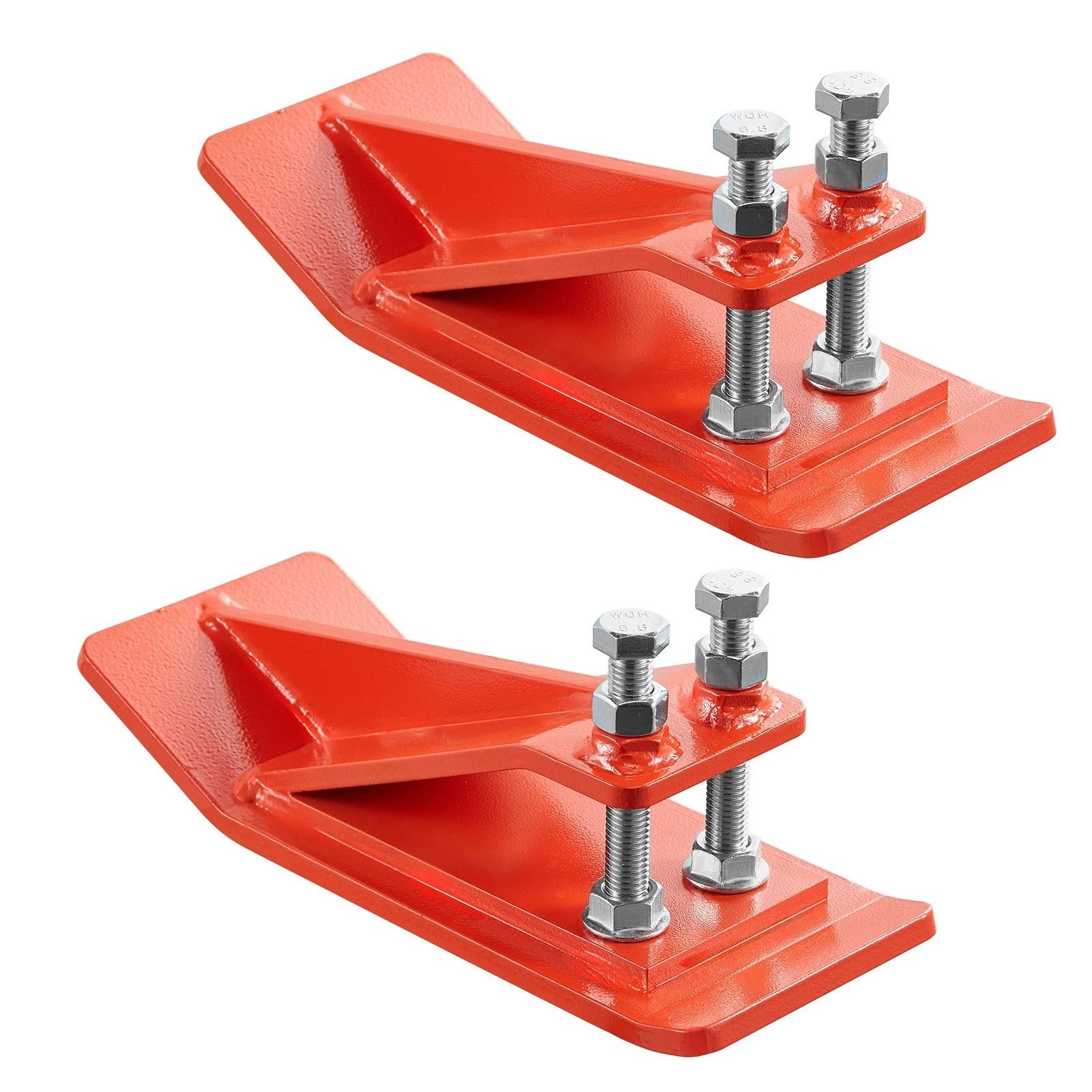 Heavy Duty Tractor Bucket Protector Orange Steel Edge Guards