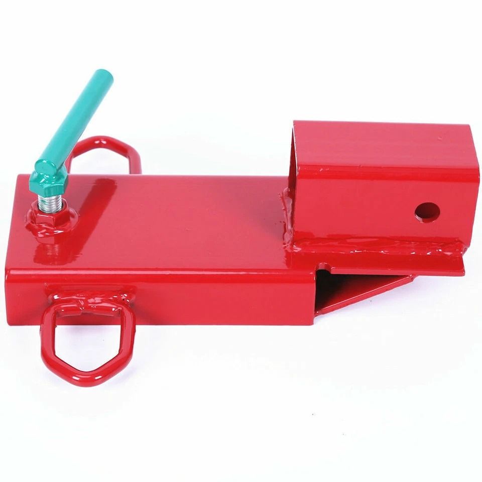 Clamp-On Forklift Towing Adapter Trailer Hitch Receiver for Pallet Forks
