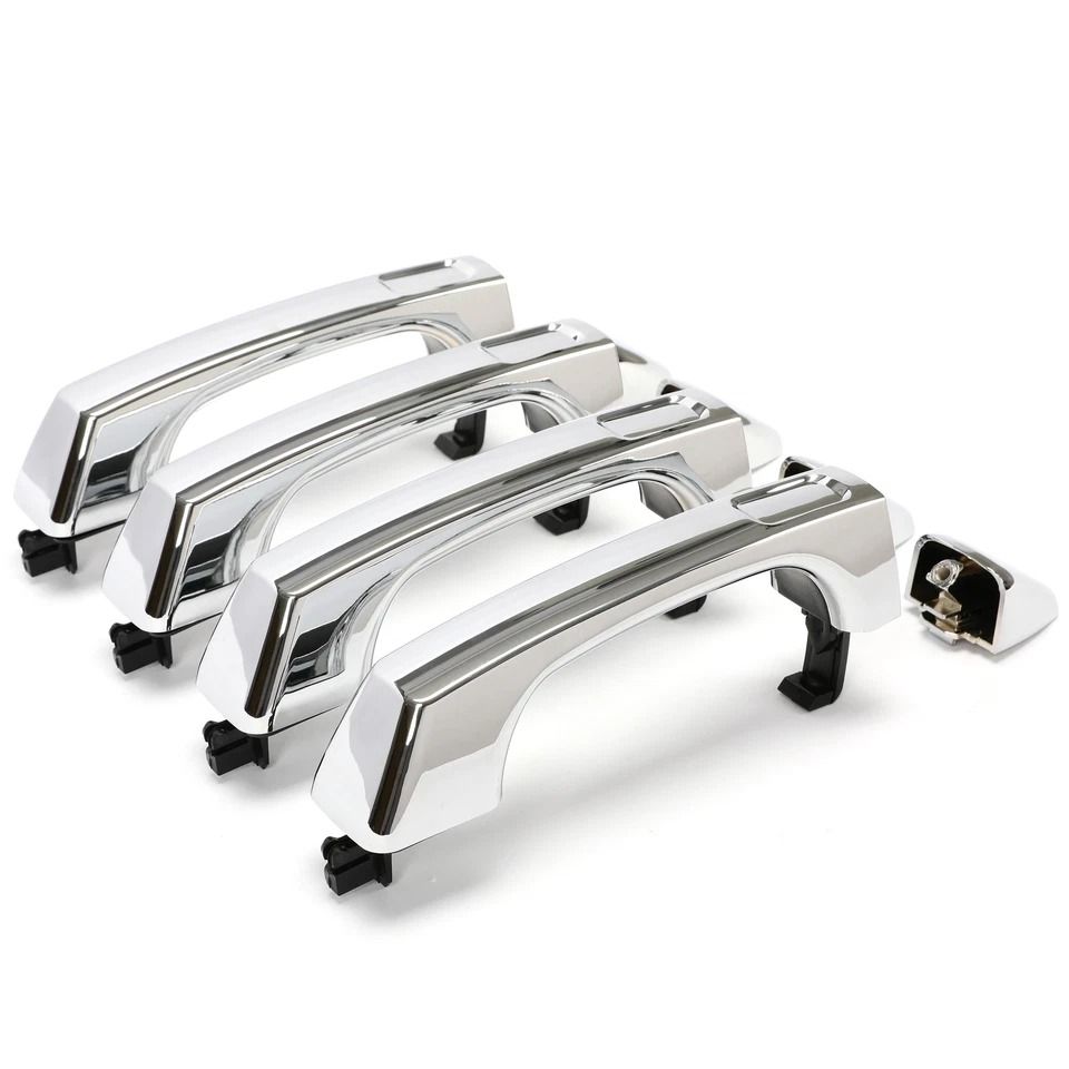 Exterior Door Handle Assembly for Hummer Front & Rear, Left+Right, Durable & Easy-to-Install