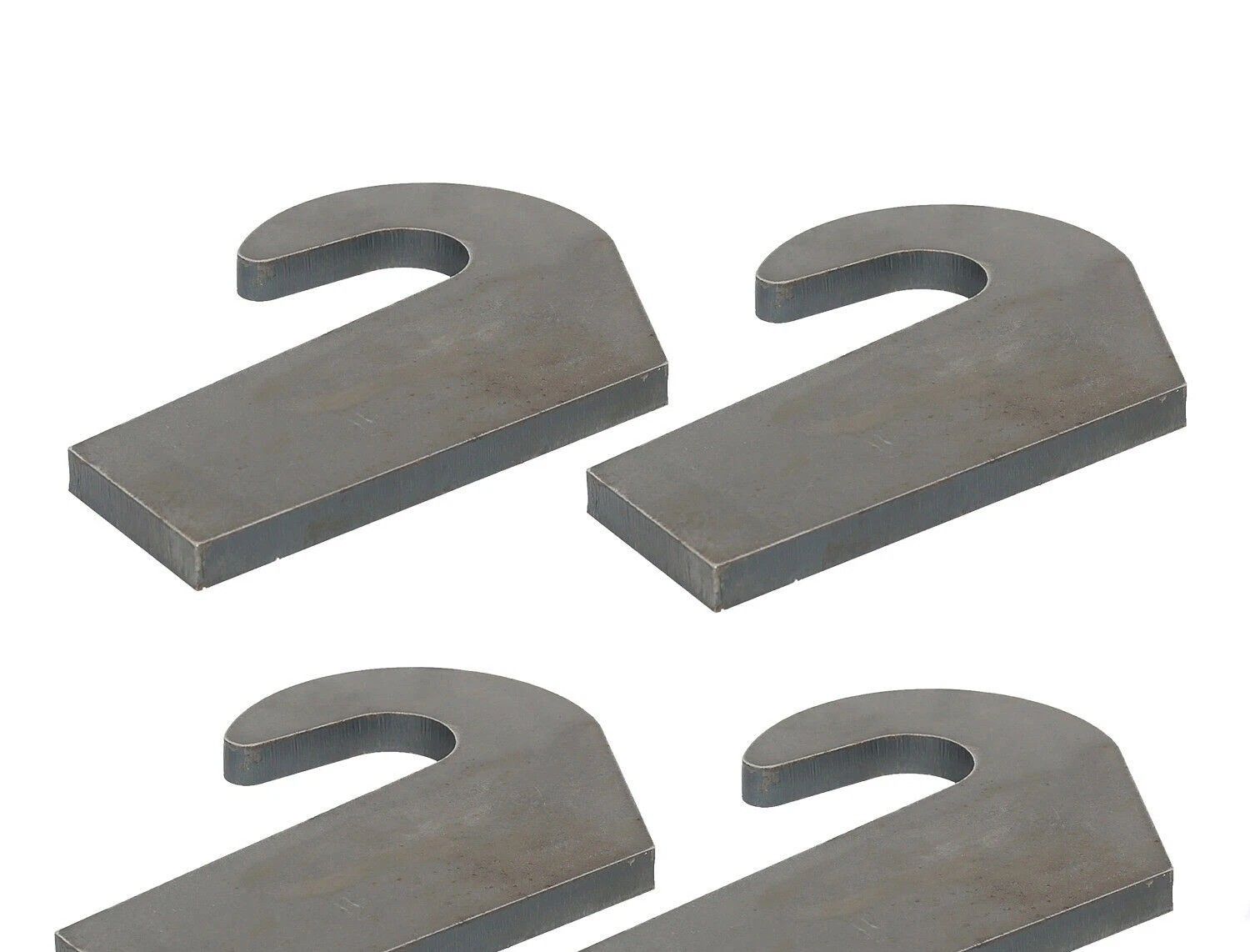 Weld-On Mounting Brackets for Pin Type Loader Pallet Forks Heavy-Duty Steel, Universal Fit for Backhoe Loaders