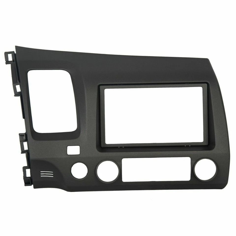 Double Din Radio Dash Kit with Wiring Harness for Honda Civic Easy Installation, Perfect Fit