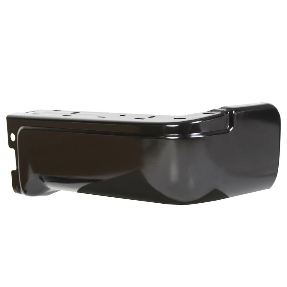 Passenger Side Rear Step Bumper End Cover Durable Black Steel