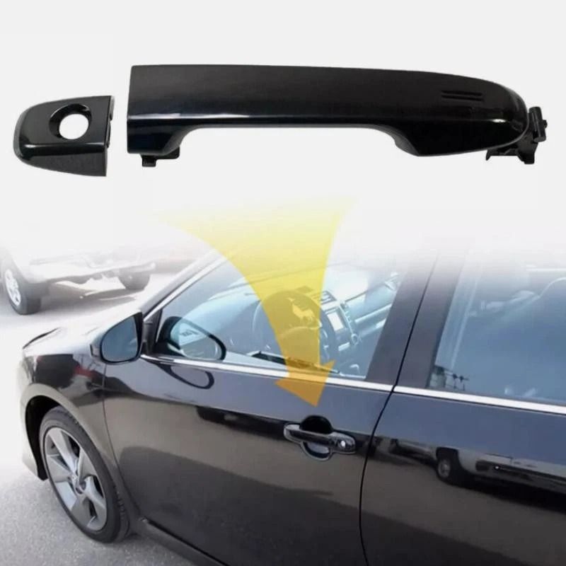 Exterior Door Handle Front Left Driver Side Black Replacement