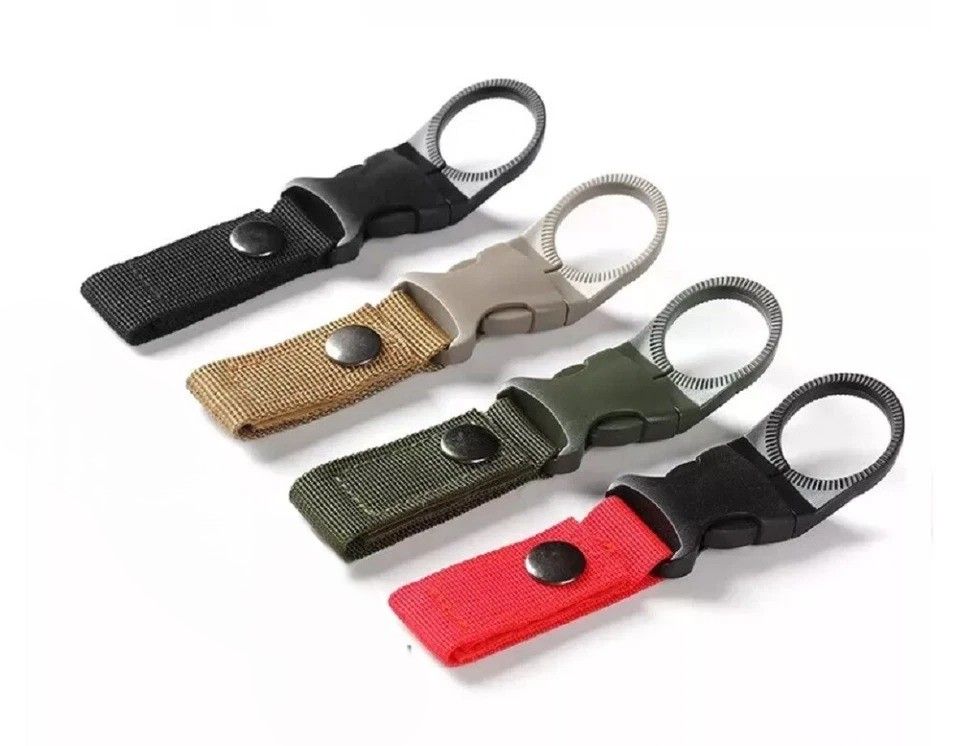 Carabiner Water Bottle Holder Clips for Belt & Backpack – Perfect for Travel & Hiking