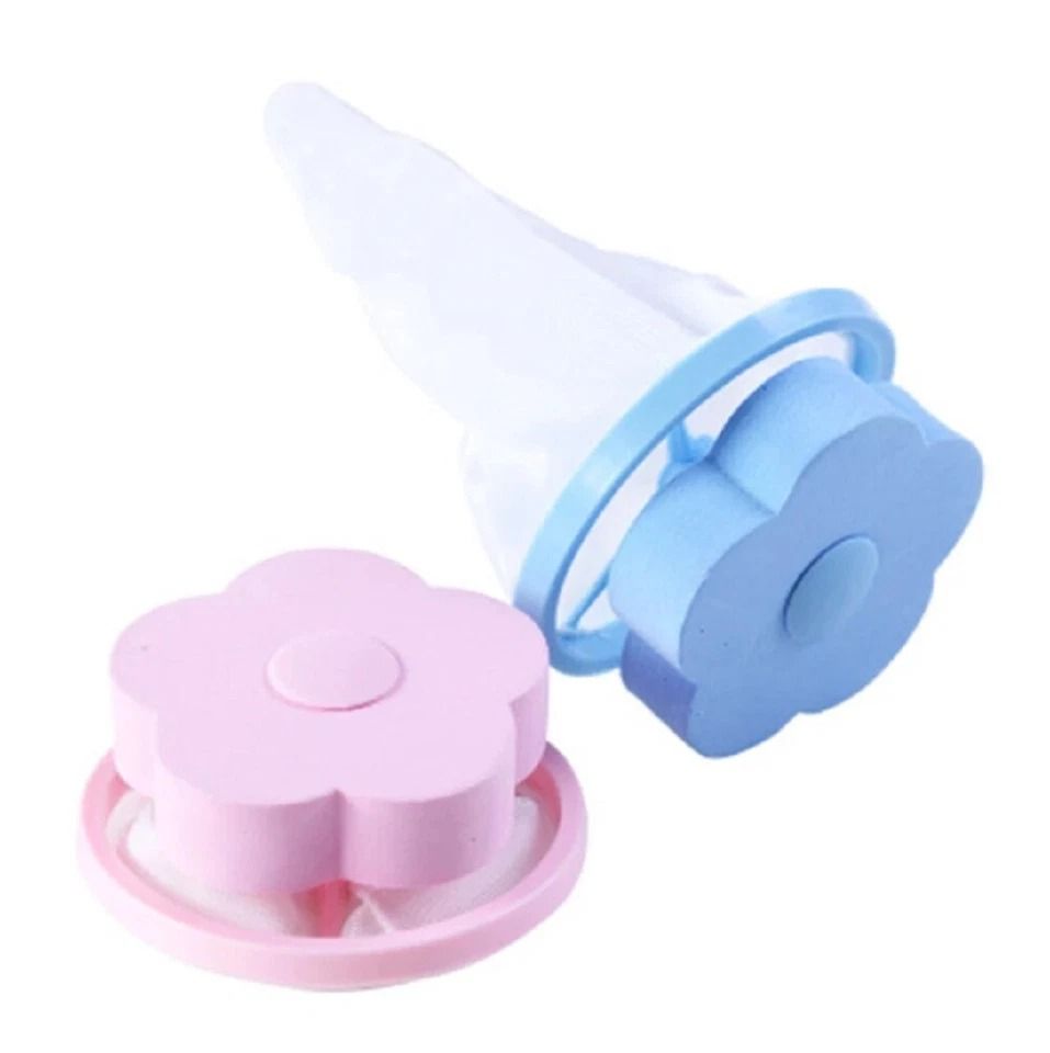 Laundry Lint and Pet Hair Remover Mesh Bags Reusable Floating Washers for Clothes