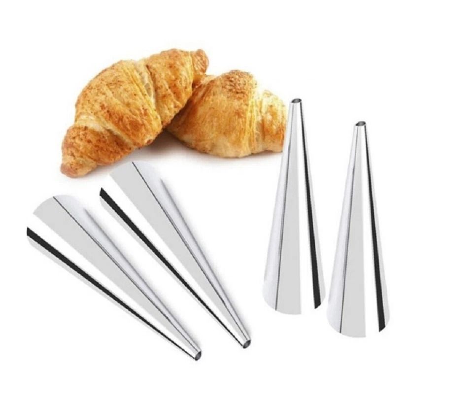 Stainless Steel Pastry Mold Set Cream Horn & Cannoli Baking Tubes Stainless Steel Pastry Mold Set Cream Horn & Cannoli Baking Tubes