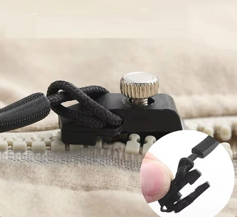 Universal Zipper Repair Kit Detachable Slider Replacement for Quick Fixes