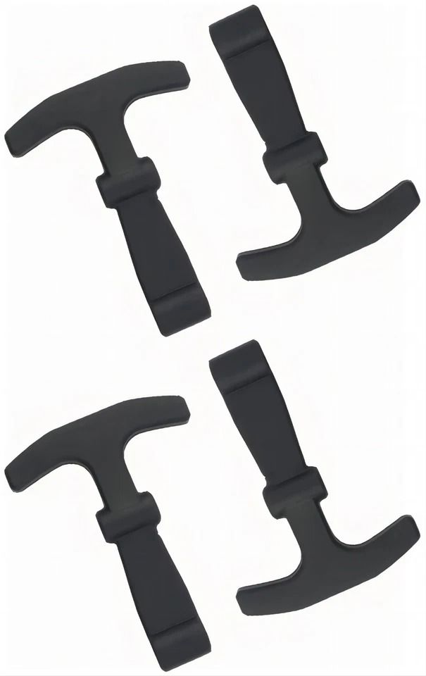 Heavy Duty Cooler Replacement Latches for YETI RTIC Black Rubber Lid Closures
