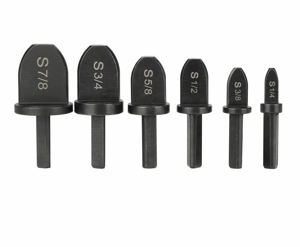HVAC Copper Pipe Expander and Swaging Tool Drill Bit Set for AC Copper Tubing
