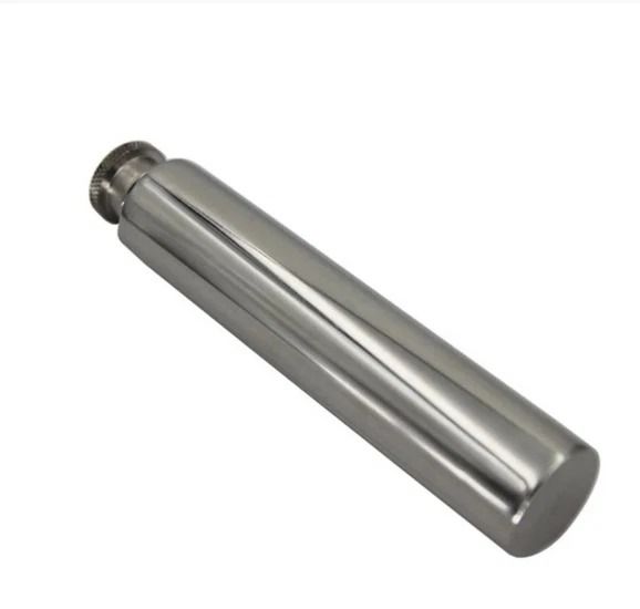 Portable stainless steel flask Mini Hip Flask Tube for Travel and Outdoor Sipping