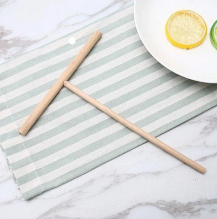 Wooden Crepe Spreader Set T Shape Pancake Batter Spreader Tool