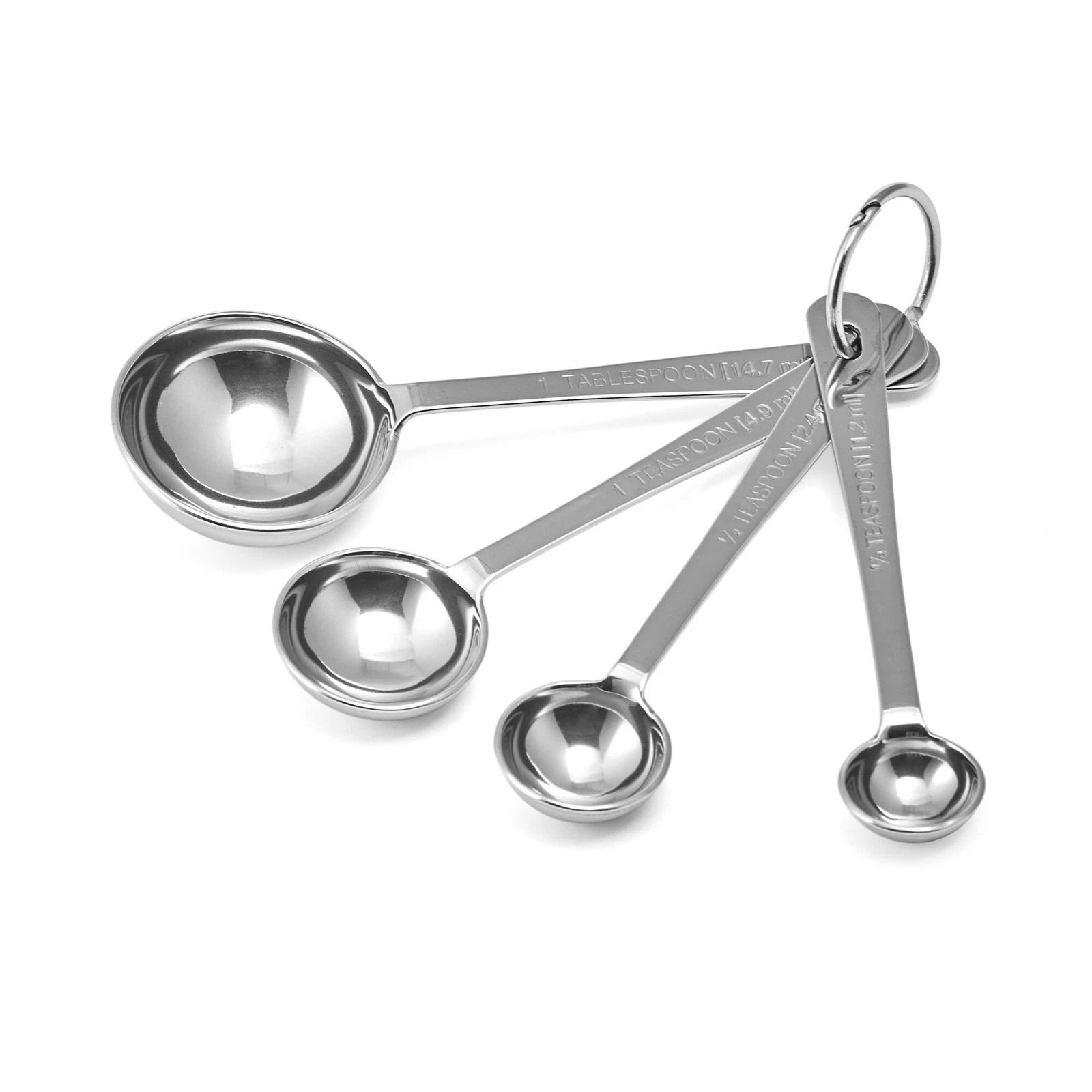 Amco Stainless Steel Measuring Spoon Dishwasher Safe Baking Spoons