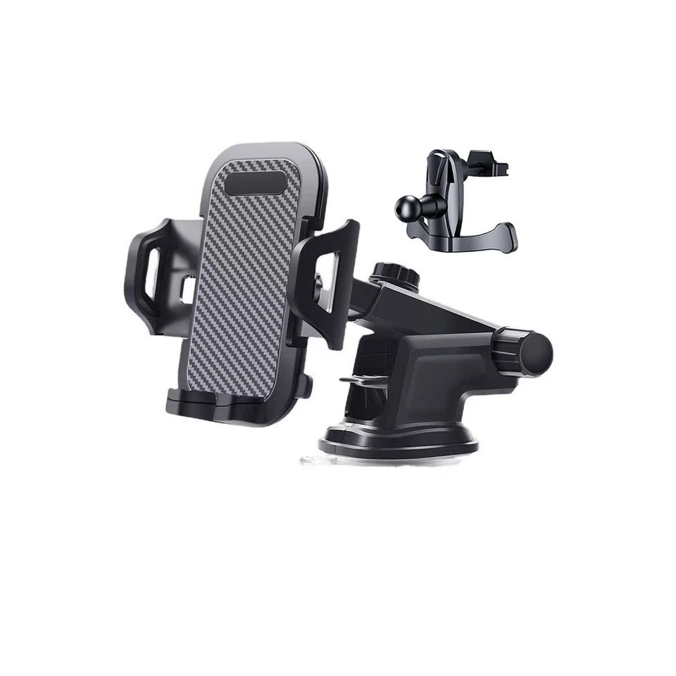 Foldable Car Phone Mount with Strong Suction for Dashboard and Center Console