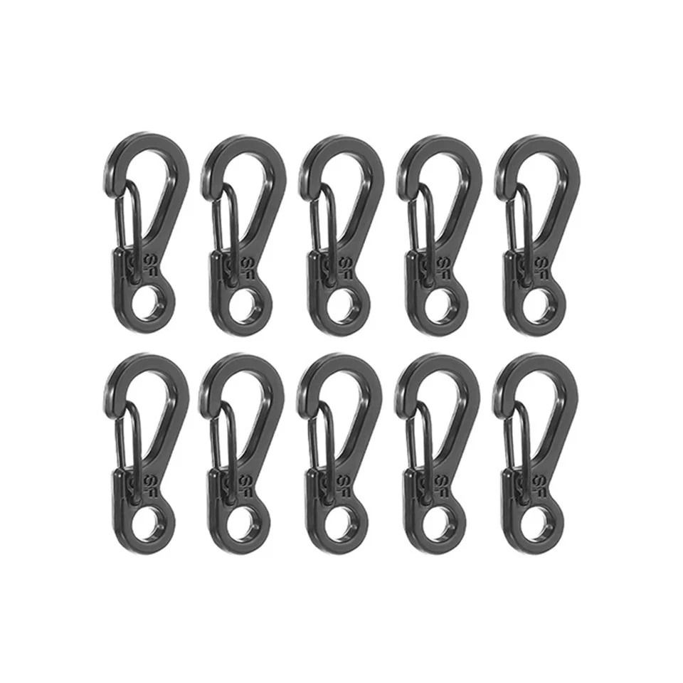 Aluminum Carabiner Clips for Keys, Backpack, Paracord & Outdoor Gear