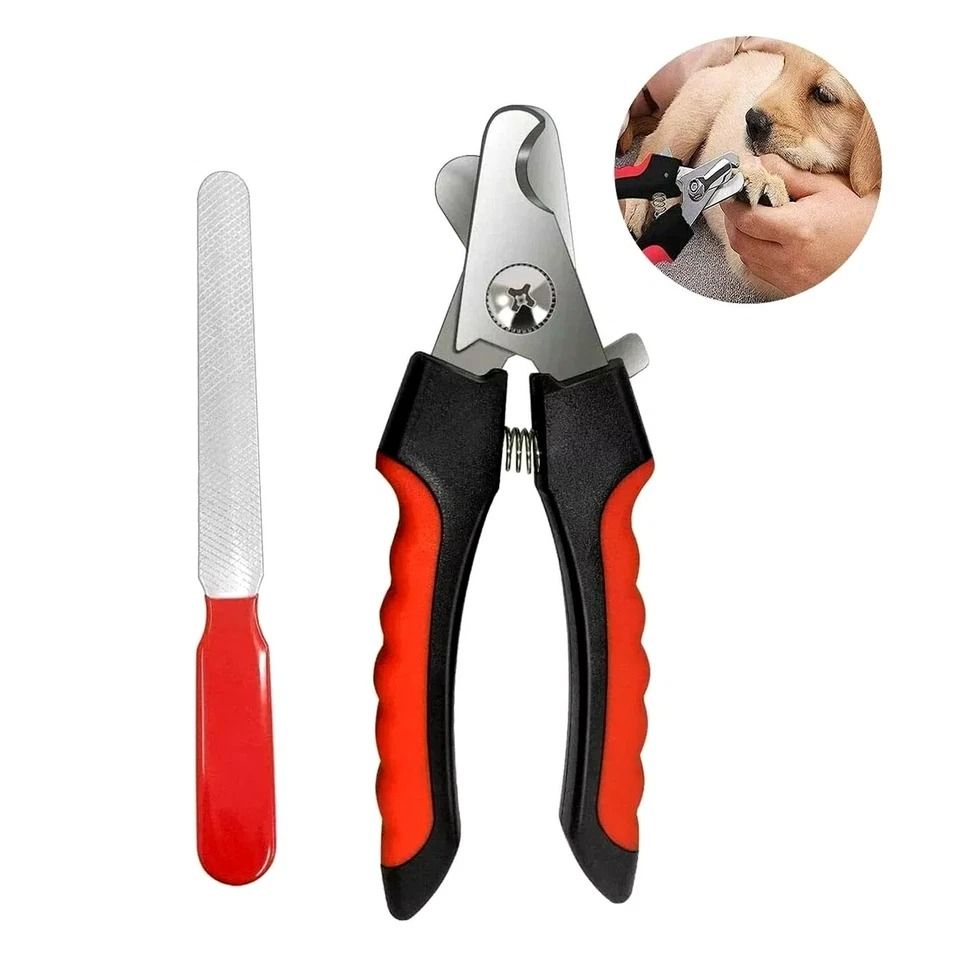 Professional Dog Nail Clippers Heavy Duty Pet Grooming Scissors for Safe, Precise Trimming