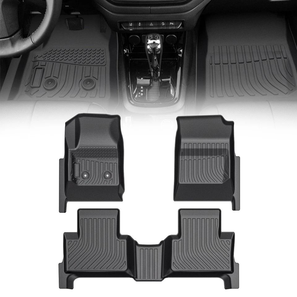 Chevy Colorado Floor Mats Crew Cab All Weather TPE Floor Liners