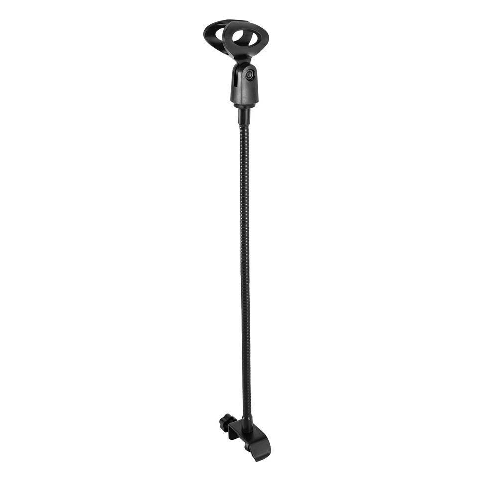 Adjustable Gooseneck Microphone Stand with Desk Clamp for Podcasting & Broadcasting