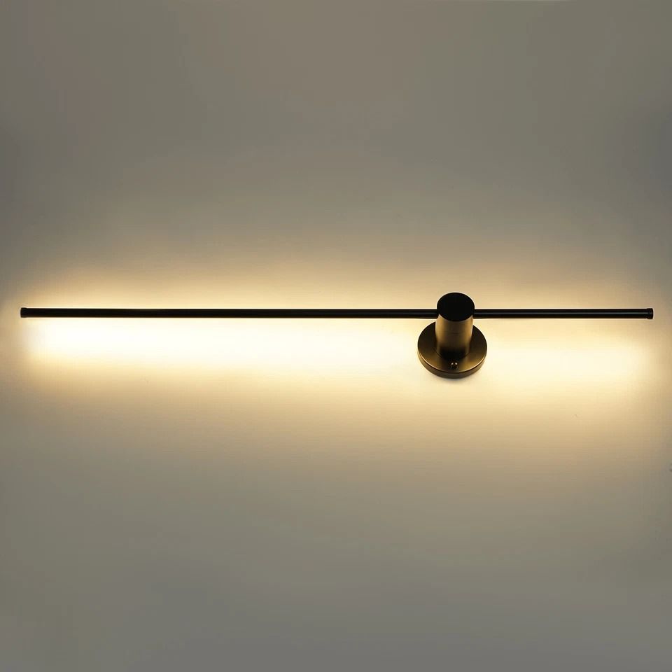 Modern Black LED Wall Light Linear Wall Lamp Sleek Indoor & Outdoor Lighting